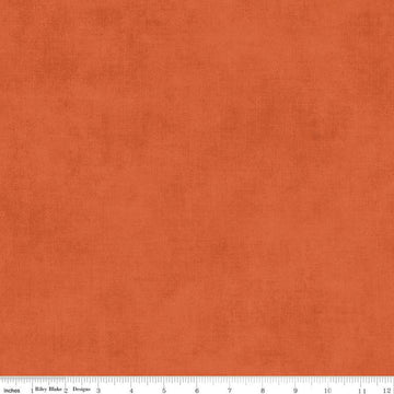 Image of the Shades Autumn quilting cotton fabric by Riley Blake Designs. Features a bright orange fabric with a mottled semisold background. 
Cute Little Fabric Shop