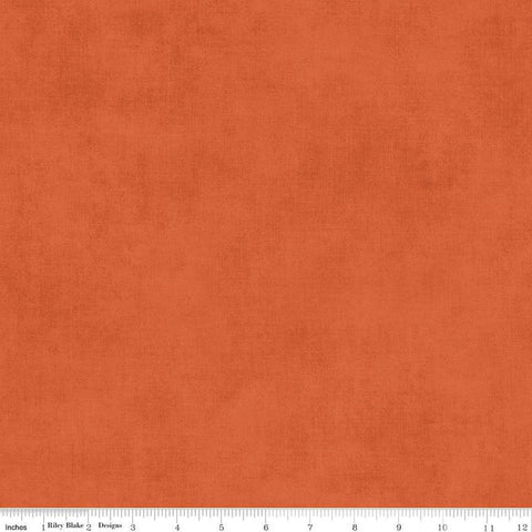 Image of the Shades Autumn quilting cotton fabric by Riley Blake Designs. Features a bright orange fabric with a mottled semisold background. 
Cute Little Fabric Shop