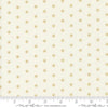 25" End of Bolt - Grand Haven Dots 14985 Cream - Moda Fabrics - Small Scattered Dot - Quilting Cotton Fabric