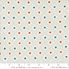 Fat Quarter End of Bolt - SALE Grand Haven Star Check 14982 Cream - Moda Fabrics - Stars Dots Scattered - Quilting Cotton Fabric