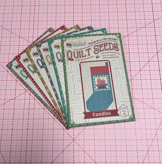 SALE Quilt Seeds Home Town Holiday PATTERN Set of All 6 - Lori Holt - Riley Blake - Bundle - Instructions Only - Paper Pattern Included