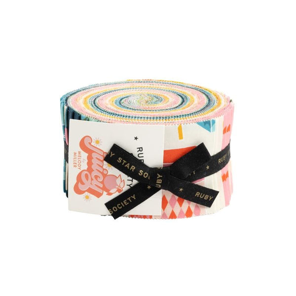 Juicy 2.5-Inch Jelly Roll Rolie Polie 40 pieces - RS0085JR - Moda Fabrics - Precut Bundle - Quilting Cotton Fabric