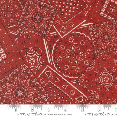 Saddle Ranch Badlands Bandana 33794 Barn - Moda Fabrics - Mandala Geometric - Quilting Cotton Fabric