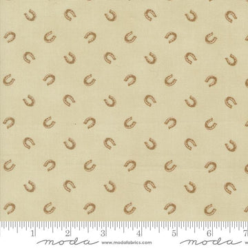 Saddle Ranch Lucky Horseshoe 33797 Trail Dust - Moda Fabrics - Lucky Horse Shoe - Quilting Cotton Fabric