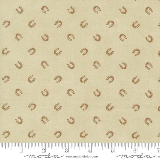 Saddle Ranch Lucky Horseshoe 33797 Trail Dust - Moda Fabrics - Lucky Horse Shoe - Quilting Cotton Fabric
