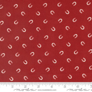 SALE Saddle Ranch Lucky Horseshoe 33797 Barn - Moda Fabrics - Lucky Horse Shoe - Quilting Cotton Fabric