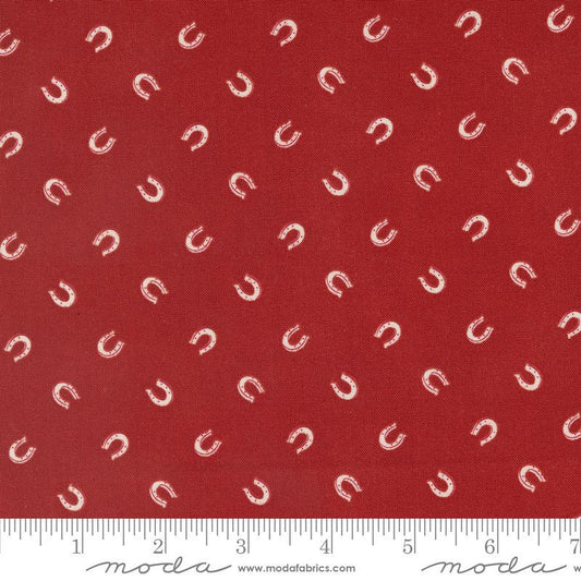 SALE Saddle Ranch Lucky Horseshoe 33797 Barn - Moda Fabrics - Lucky Horse Shoe - Quilting Cotton Fabric