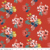 SALE Wild Rose Floral C14041 Red - Riley Blake Designs - Flowers Western - Quilting Cotton Fabric