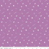 Image of the Get Your Cray-on with Crayola Ditsy Doodle Purple quilting cotton fabric by Riley Blake Designs. Official Licensed Product. Features crayon-drawn squiggles and doodles on a purple background. 
Cute Little Fabric Shop