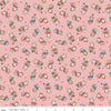 Image of the Playtime 30s Main Pink quilting cotton fabric by Lindsay Wilkes for Riley Blake Designs. Features small teddy bears on a light pink background. 
Cute Little Fabric Shop