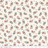 Image of the Playtime 30s Bears Main Cloud quilting cotton fabric by Lindsay Wilkes for Riley Blake Designs. Features small teddy bears on a white cream background. 
Cute Little Fabric Shop