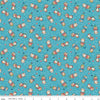 Image of the Playtime 30s Main Blue quilting cotton fabric by Lindsay Wilkes for Riley Blake Designs. Features small teddy bears on a midnight blue background. 
Cute Little Fabric Shop