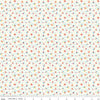 Image of the Playtime 30s Building Blocks Cloud quilting cotton fabric by Lindsay Wilkes for Riley Blake Designs. Features small building blocks on an off white background. 
Cute Little Fabric Shop