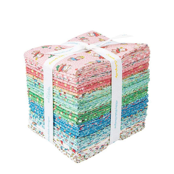 Image of the Playtime 30s Fat Quarter Bundle by Lindsay Wilkes for Riley Blake Designs. Features vintage patterns on pink, blue, and green fabrics.
Cute Little Fabric Shop