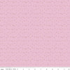 Image of the Buds & Butterflies Dancing Wings Mauve quilting cotton fabric by Cayla Naylor for Riley Blake Designs. Features tone-on-tone quotation marks on a light pink background. 
Cute Little Fabric Shop