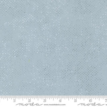 CLEARANCE Spotted 1660 Platinum - Moda Fabrics - Semi-Solid Gray - Quilting Cotton Fabric