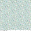 Fat Quarter End of Bolt - Bunny Trail Tulip Toss C14254 Powder by Riley Blake Designs - Easter Floral Flowers Tulips - Quilting Cotton