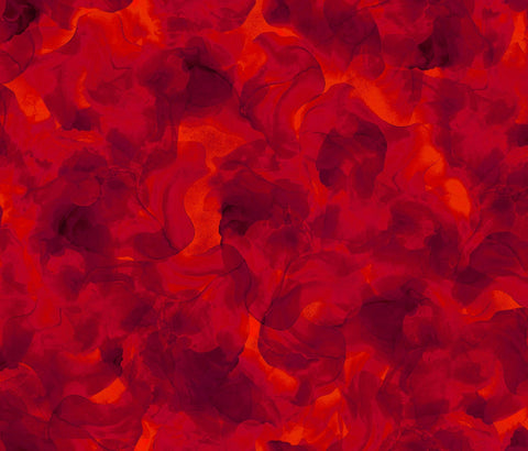 Aura Watercolor Blender 30198 Red - QT Fabrics - Quilting Cotton Fabric