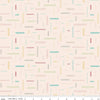 Image of the Hush Hush 4 In Stitches quilting cotton fabric by Riley Blake Designs. Features assorted sewing stitches on a light pink background. 
Cute Little Fabric Shop