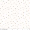 Image of the Hush Hush 4 Just Peachy quilting cotton fabric by Riley Blake Designs. Features scattered peaches on a white background. 
Cute Little Fabric Shop