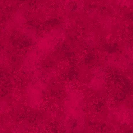 Image of the Rapture Blender Ruby quilting cotton fabric by QT Fabrics. Features a textured tonal pattern on a  red pink background. 
Cute Little Fabric Shop