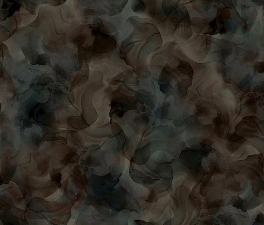 3-Yard Cut - SALE Aura Watercolor Blender WIDEBACK 30199 Charcoal - QT Fabrics - 108" - Quilting Cotton Fabric