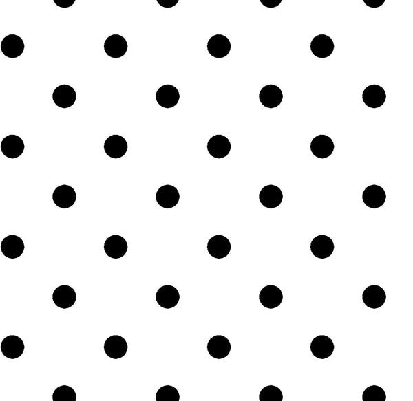 SALE Dots and Stripes and More Small Dot 28892 ZJ Black on White - QT Fabrics - Polka Dots Dotted - Quilting Cotton Fabric