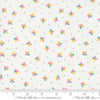 Image of the Laguna Sunrise Pinwheels Off White quilting cotton fabric by Sherri & Chelsi for Moda Fabrics. Features small scattered pinwheels on a white background. 
Cute Little Fabric Shop