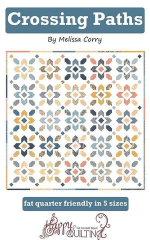 Image of the Crossing Paths quilt pattern by Melissa Corry for Riley Blake Designs. Features a flower patterned quilt that can be made in 5 sizes.
Cute Little Fabric Shop