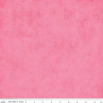 Image of the Shades Sugar Pink quilting cotton fabric by Riley Blake Designs. Features a pink fabric with a mottled semisold background. 
Cute Little Fabric Shop
