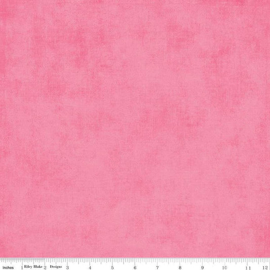Image of the Shades Sugar Pink quilting cotton fabric by Riley Blake Designs. Features a pink fabric with a mottled semisold background. 
Cute Little Fabric Shop