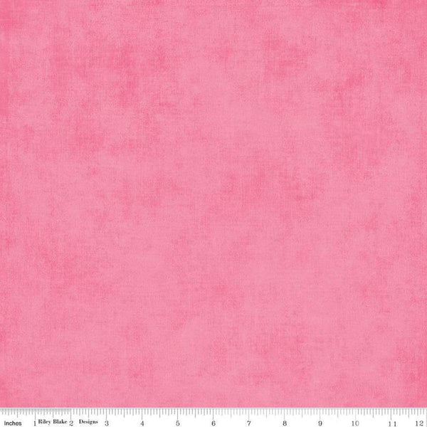 Image of the Shades Sugar Pink quilting cotton fabric by Riley Blake Designs. Features a pink fabric with a mottled semisold background. 
Cute Little Fabric Shop