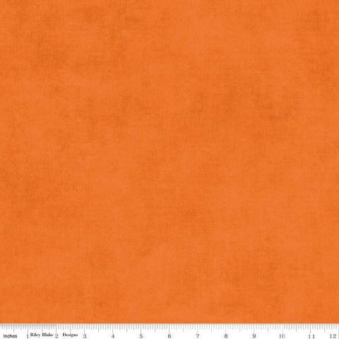Image of the Shades Orange quilting cotton fabric by Riley Blake Designs. Features a bright orange fabric with a mottled semisold background. 
Cute Little Fabric Shop