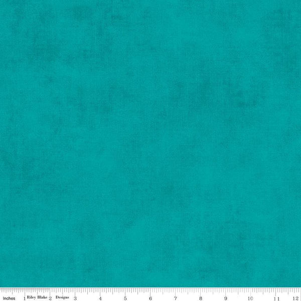 Image of the Shades Dark Teal quilting cotton fabric by Riley Blake Designs. Features a bright teal fabric with a mottled semisold background. 
Cute Little Fabric Shop