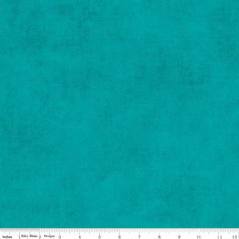 Image of the Shades Dark Teal quilting cotton fabric by Riley Blake Designs. Features a bright teal fabric with a mottled semisold background. 
Cute Little Fabric Shop