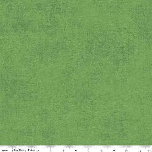 Image of the Shades Basil quilting cotton fabric by Riley Blake Designs. Features a green fabric with a mottled semisold background. 
Cute Little Fabric Shop
