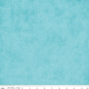 Image of the Shades Aqua quilting cotton fabric by Riley Blake Designs. Features a light blue fabric with a mottled semisold background. 
Cute Little Fabric Shop