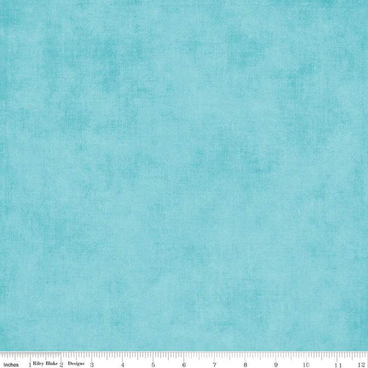 Image of the Shades Aqua quilting cotton fabric by Riley Blake Designs. Features a light blue fabric with a mottled semisold background. 
Cute Little Fabric Shop