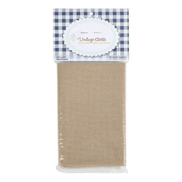 Image of the Vintage Cloth 25-Count Heritage by Lori Holt for Riley Blake Designs. Features an 18x27 inch piece of fabric in a tan color. 
Cute Little Fabric Shop