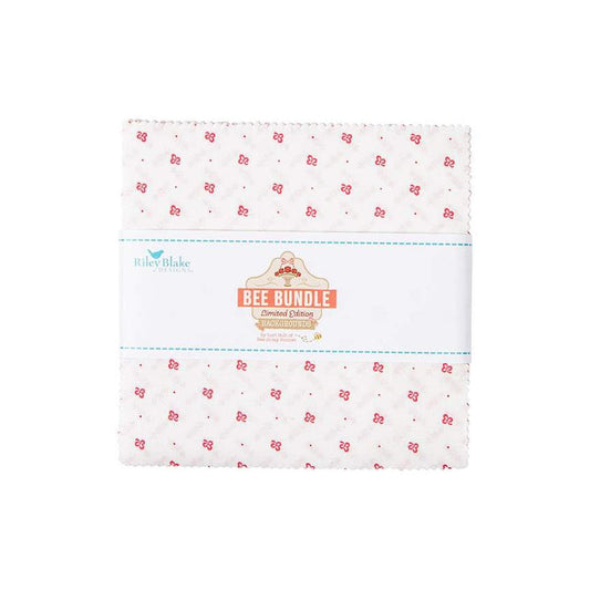 Image of the Bee Bundle Limited Edition Backgrounds 5 inch stacker by Lori Holt for Riley Blake Designs. Features a selection of fabrics with white backgrounds from Lori Holts past collections.
Cute Little Fabric Shop
