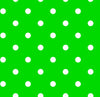 SALE Dots and Stripes and More Brights Small Dot 28892 G Green - QT Fabrics - Polka Dots Dotted - Quilting Cotton Fabric