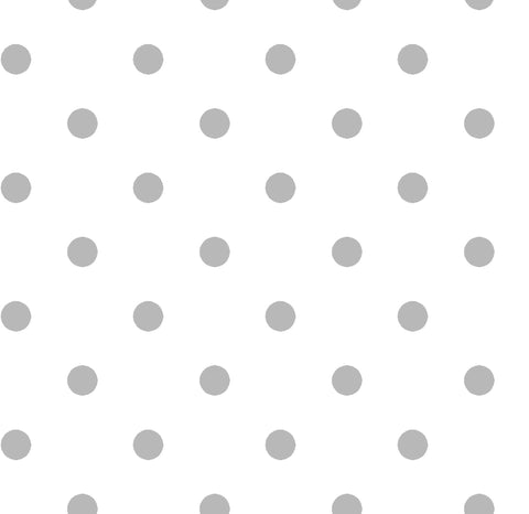 CLEARANCE Dots and Stripes and More Small Dot 28892 ZK Gray on White - QT Fabrics - Polka Dots Dotted - Quilting Cotton Fabric