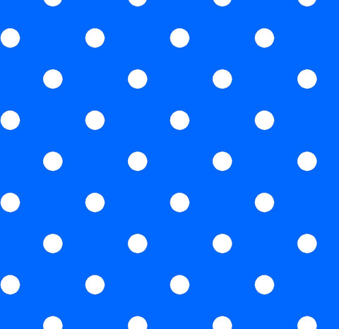 CLEARANCE Dots and Stripes and More Brights Small Dot 28892 B Blue - QT Fabrics - Polka Dots Dotted - Quilting Cotton Fabric