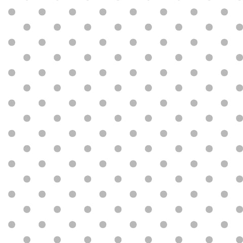 Dots and Stripes and More Mini Dot 28891 ZK Gray on White - QT Fabrics - Polka Dots Dotted - Quilting Cotton Fabric