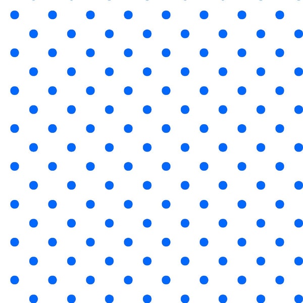 Dots and Stripes and More Brights Mini Dot 28891 ZB Blue on White - QT Fabrics - Polka Dots Dotted - Quilting Cotton Fabric