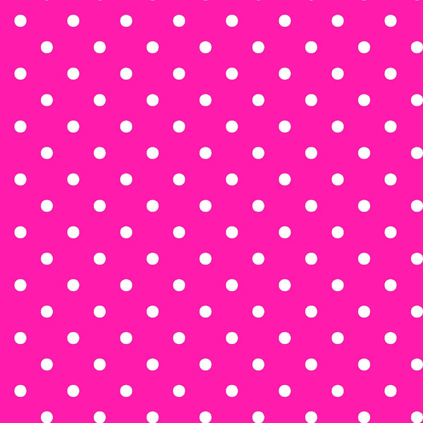 Dots and Stripes and More Brights Mini Dot 28891 P Pink - QT Fabrics - Polka Dots Dotted - Quilting Cotton Fabric