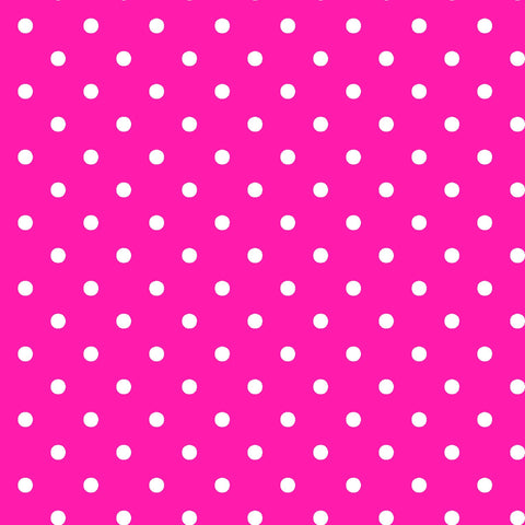 Dots and Stripes and More Brights Mini Dot 28891 P Pink - QT Fabrics - Polka Dots Dotted - Quilting Cotton Fabric