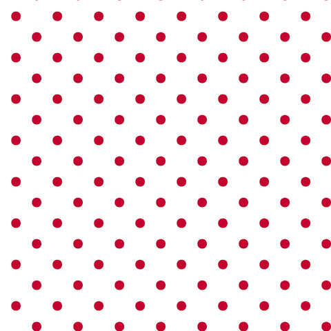 Dots and Stripes and More Mini Dot 28891 ZR Red on White - QT Fabrics - Polka Dots Dotted - Quilting Cotton Fabric