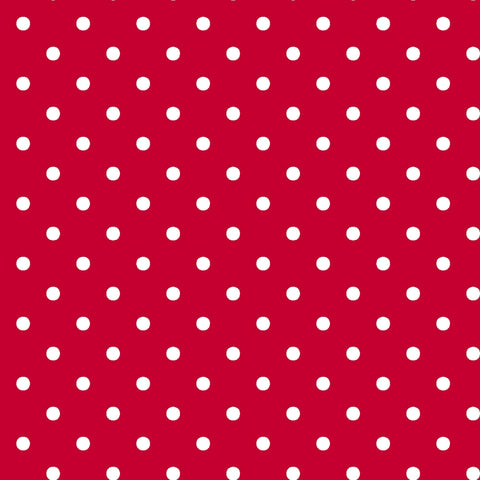 Dots and Stripes and More Mini Dot 28891 R Red - QT Fabrics - Polka Dots Dotted - Quilting Cotton Fabric