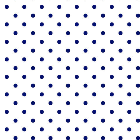 Dots and Stripes and More Mini Dot 28891 ZN Navy on White - QT Fabrics - Polka Dots Dotted - Quilting Cotton Fabric